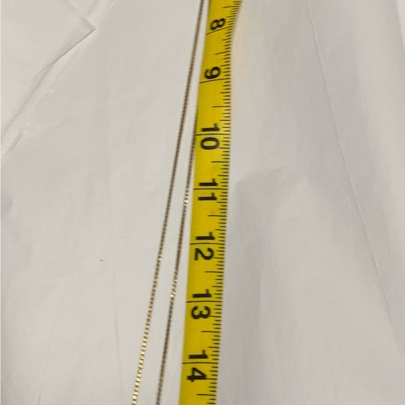 Vintage Monet Herringbone Chain Necklace 4mm 18" Long, Yellow Gold Plated 1980’s - Picture 13 of 16